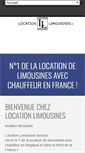 Mobile Screenshot of locationlimousines.fr