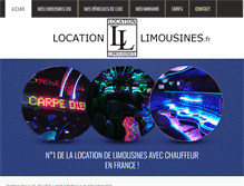 Tablet Screenshot of locationlimousines.fr